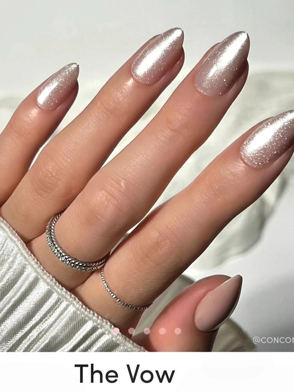 Glamnetic The Vow Press-On Nail Set Press-On Nails Pink